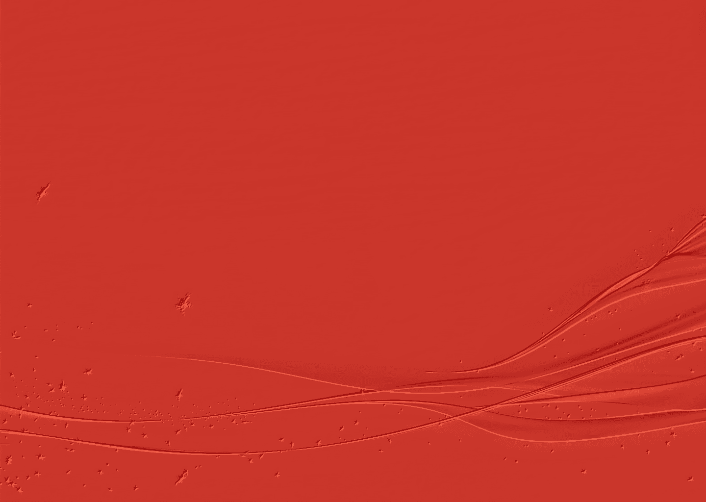 Red background with waves